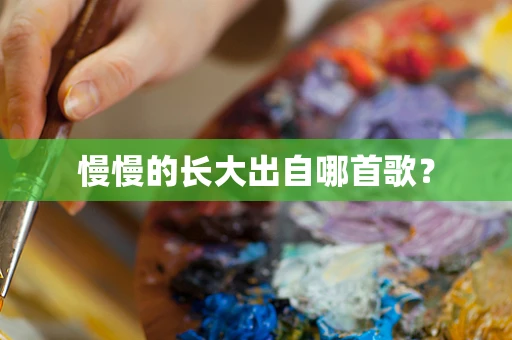 慢慢的长大出自哪首歌？