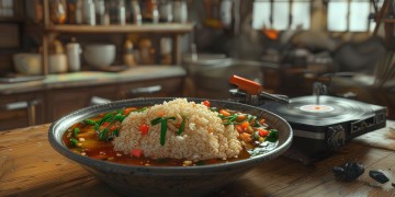米村拌饭里播放的歌究竟是什么？