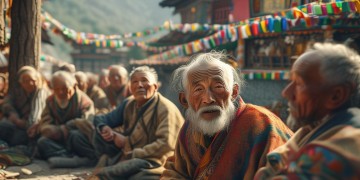 藏族大爷唱的究竟是什么歌？